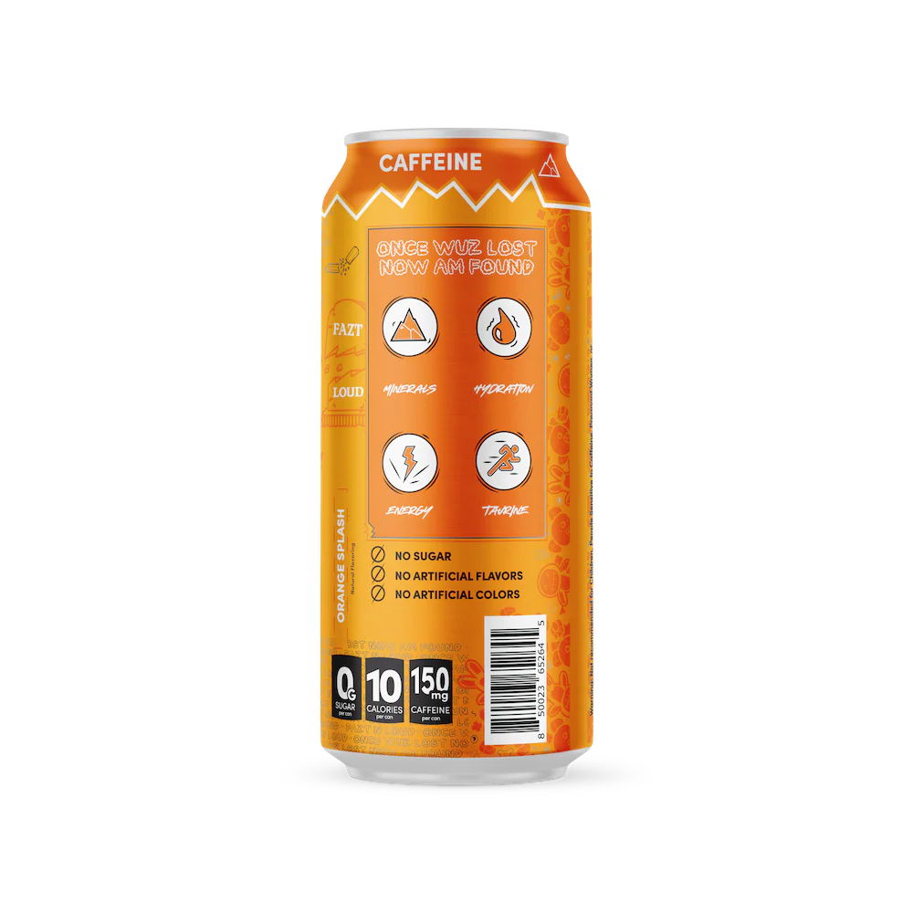 Orange Splash (Case of 12 Cans) - Image 3