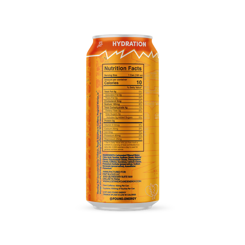 Orange Splash (Case of 12 Cans) - Image 4