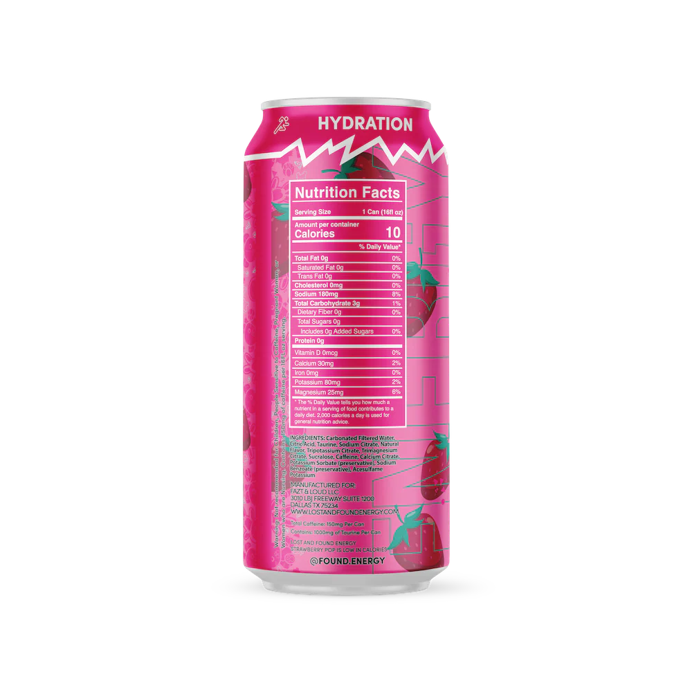 Strawberry Pop (Case of 12 Cans) - Image 5